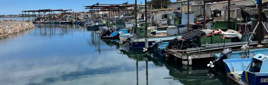 canal boat at sete in herault