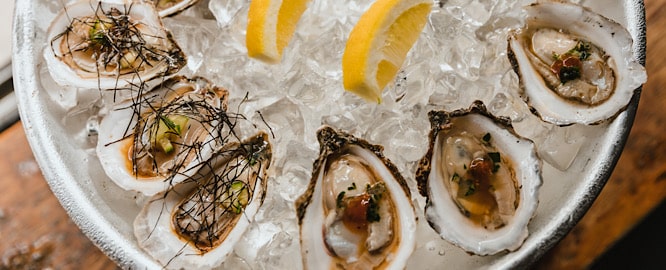 Oysters of Bouzigues near Sète and Montpellier