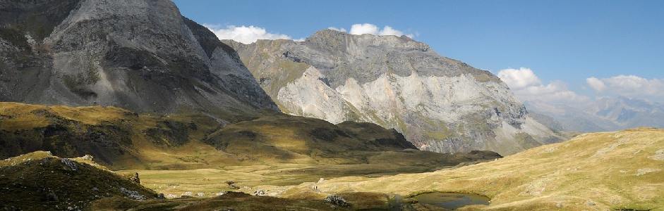 View of the Gavarnie cirque in the Pyrenees