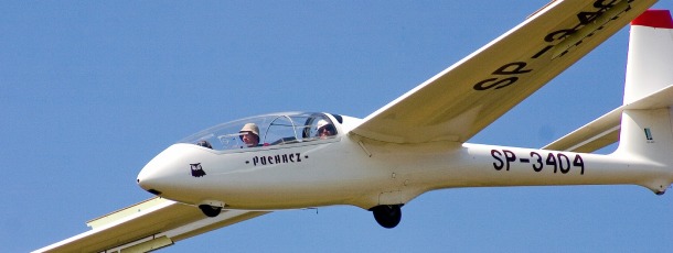 Glider in the sky