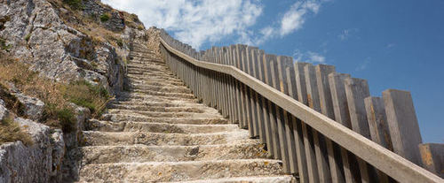 visite du chateau de Queribus