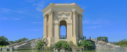 Montpellier Promenade du Peyrou en amoureux