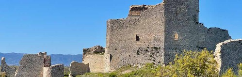 Balade au chateau d'aumelas dans l'herault en Occitanie