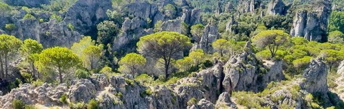 Chaos dolomitique du cirque de Moureze en Occitanie