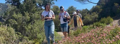 randonneurs au cirque de moureze